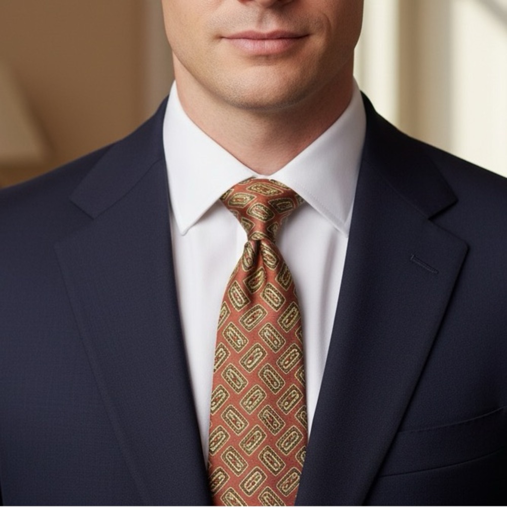 Burberrys of London multicolor silk tie